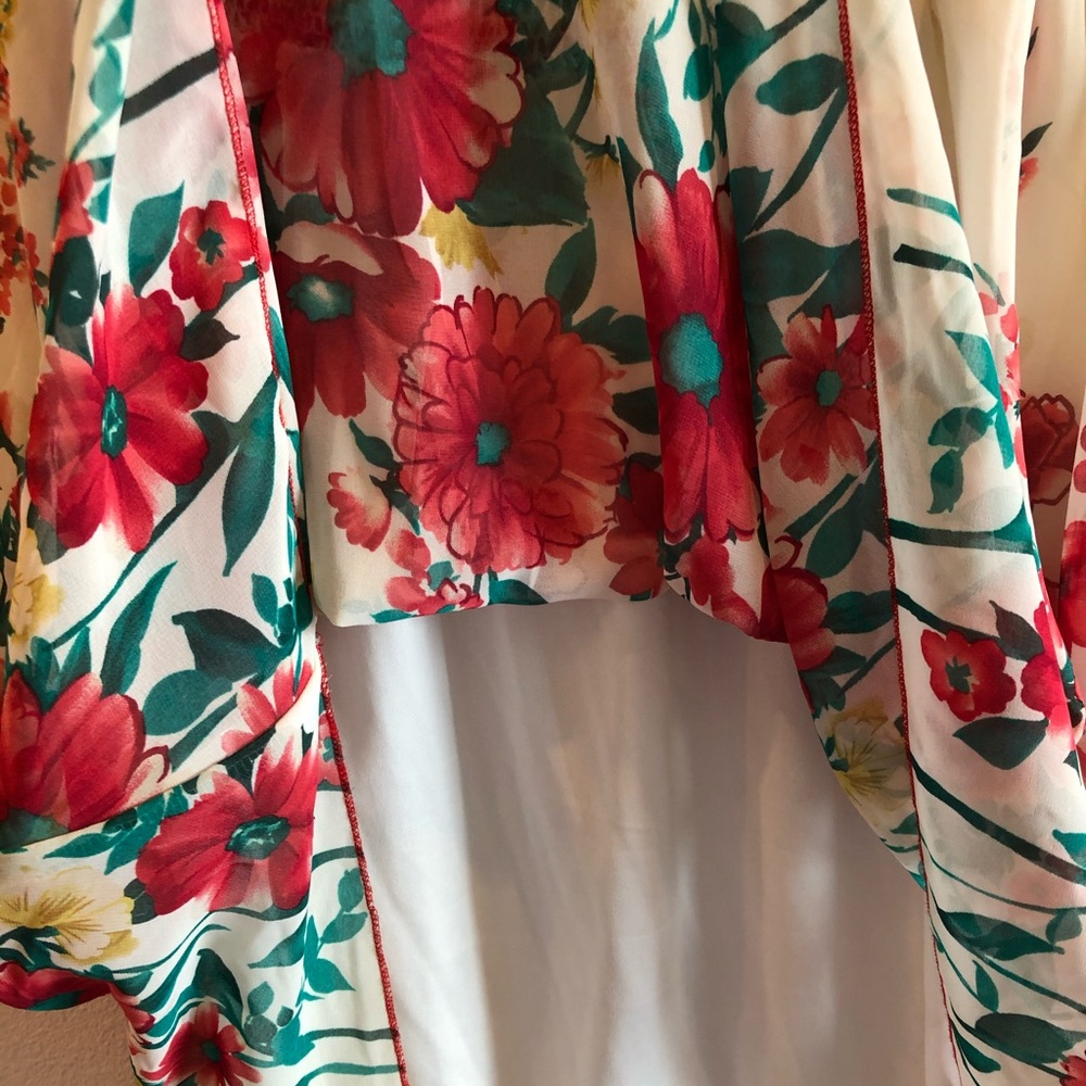 Modcloth Mind Code Multi-Color Halter Sun Dress - image 5